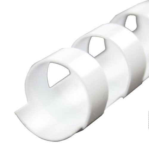 Fellowes Premium 1/2" White Plastic Binding Combs 25pk - 52332