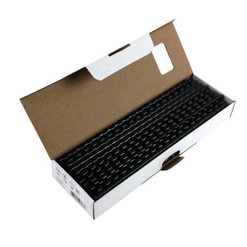 Fellowes Premium 1/4" Black Plastic Binding Combs 25pk - 52320