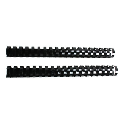 Fellowes Premium 1" Black Plastic Combs 50pk - 52328