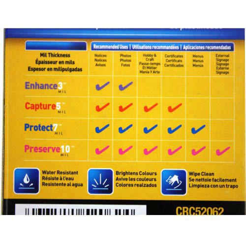 Fellowes Premium 10mil Punched Luggage Tag Pouches - 100pk