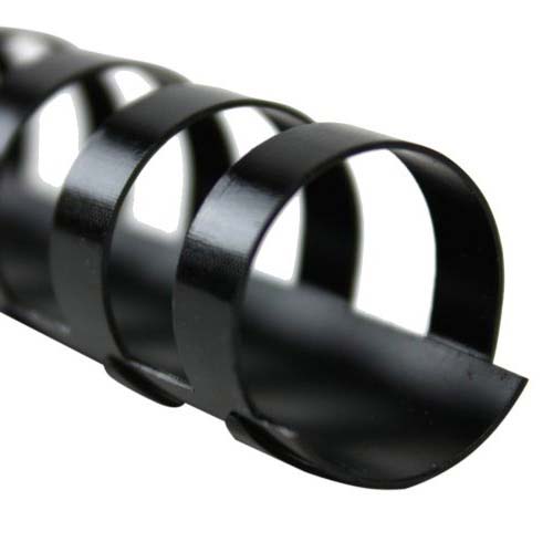 Fellowes Premium 3/4" Black Plastic Binding Combs 25pk - 52509