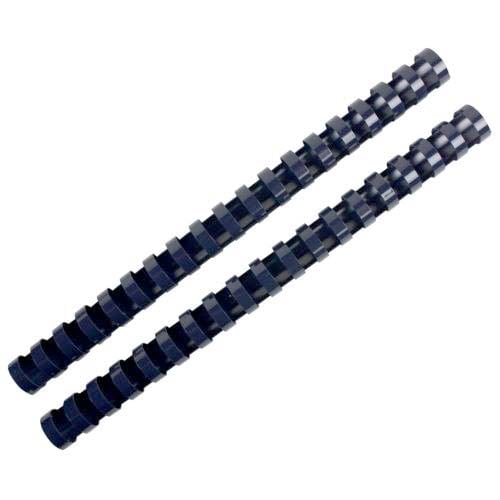 Fellowes Premium 3/4" Navy Blue Plastic Binding Combs 25pk - 52511