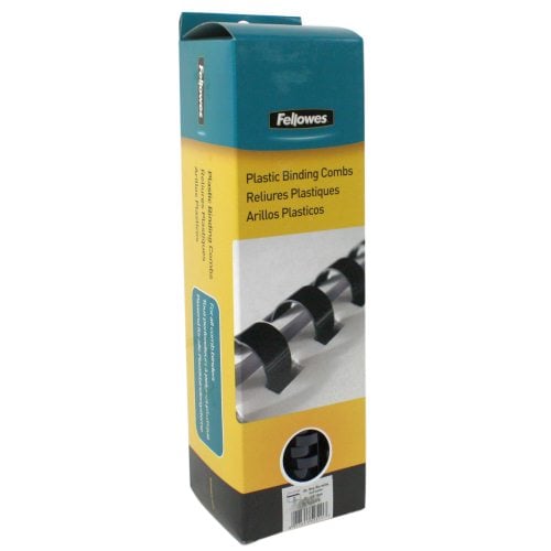 Fellowes Premium 3/4" Navy Blue Plastic Binding Combs 25pk - 52511