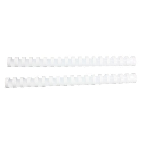 Fellowes Premium 3/4" White Plastic Binding Combs 100pk - 52374