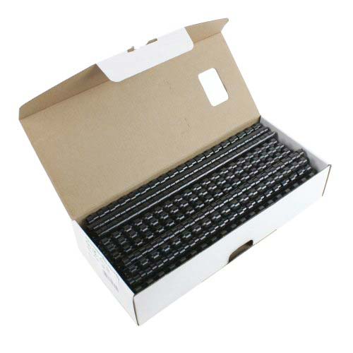 Fellowes Premium 3/8" Black Plastic Binding Combs 100pk - 52325