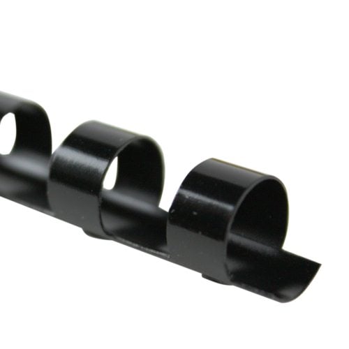 Fellowes Premium 3/8" Black Plastic Binding Combs 25pk - 52322
