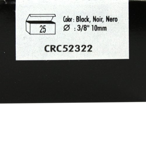 Fellowes Premium 3/8" Black Plastic Binding Combs 25pk - 52322