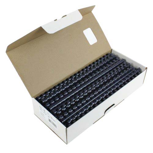 Fellowes Premium 3/8" Navy Blue Plastic Binding Combs 100pk - 52505