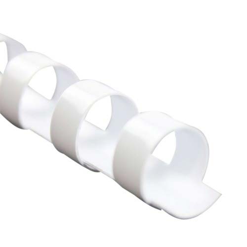 Fellowes Premium 3/8" White Plastic Binding Combs 100pk - 52371
