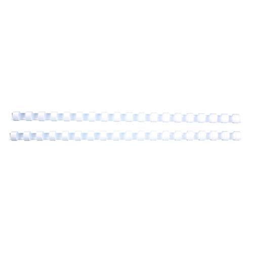 Fellowes Premium 3/8" White Plastic Binding Combs 100pk - 52371