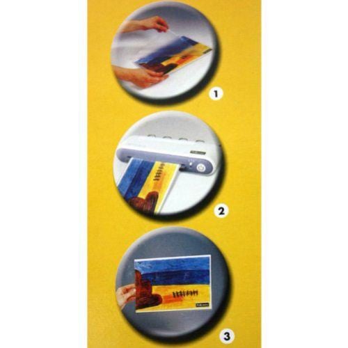 Fellowes Premium 3mil Adhesive Back Laminating Pouches - 100pk