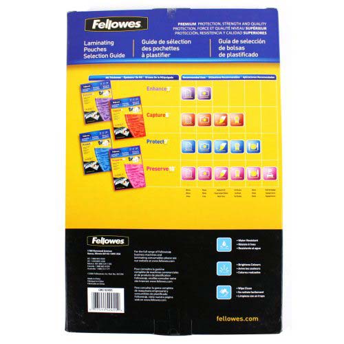 Fellowes Premium 3mil Legal Size Laminating Pouches 100pk - 52455 - Clearance Sale