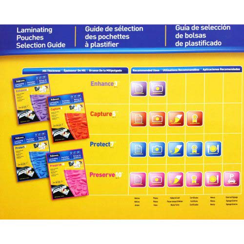 Fellowes Premium 3mil Legal Size Laminating Pouches 100pk - 52455 - Clearance Sale