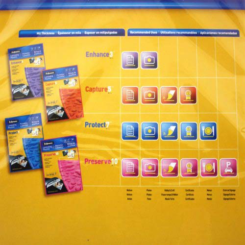 Fellowes Premium 3mil Legal Size Laminating Pouches 25pk - 52006