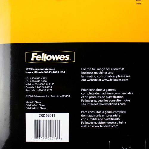 Fellowes Premium 3mil Menu Size Laminating Pouches