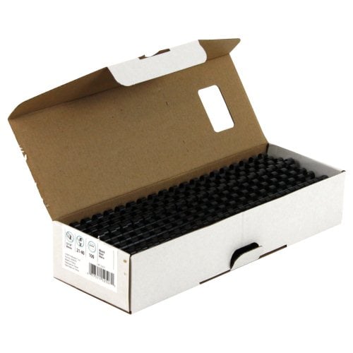 Fellowes Premium 5/16" Black Plastic Binding Combs 25pk - 52321