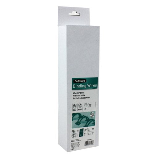 Fellowes Premium 5/16" Black Wire Binding Elements 25pk - 5255201