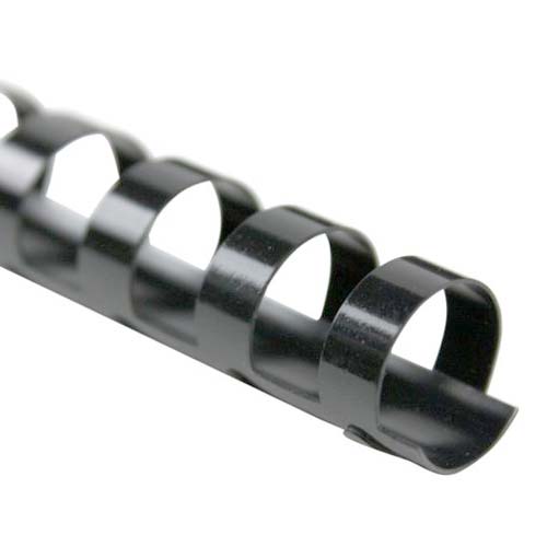 Fellowes Premium 5/8" Black Plastic Binding Combs 25pk - 52324