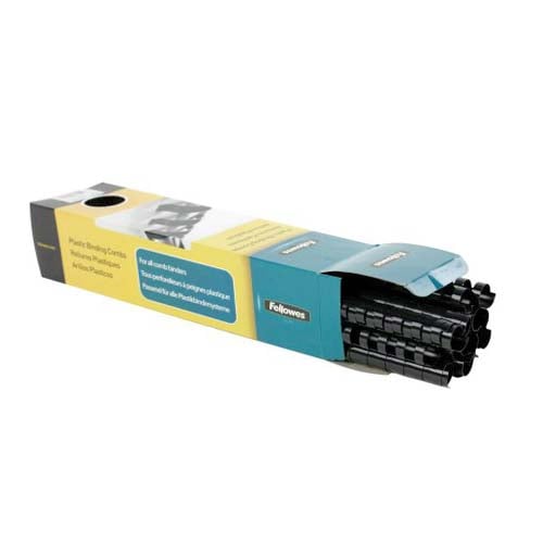 Fellowes Premium 5/8" Black Plastic Binding Combs 25pk - 52324