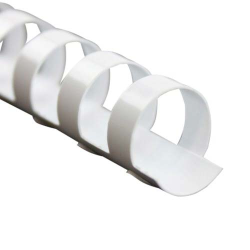 Fellowes Premium 5/8" White Plastic Binding Combs 100pk - 52373