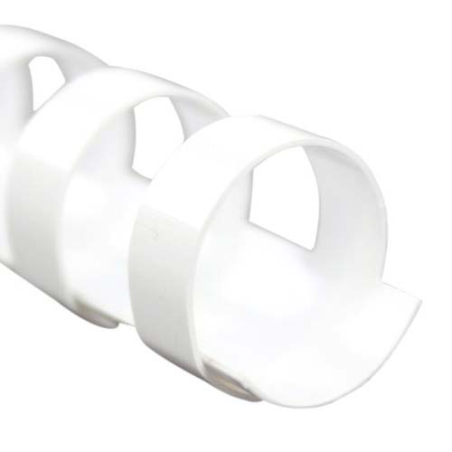 Fellowes Premium 5/8" White Plastic Binding Combs - 25pk