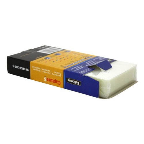 Fellowes Premium 5mil Index Card Laminating Pouches