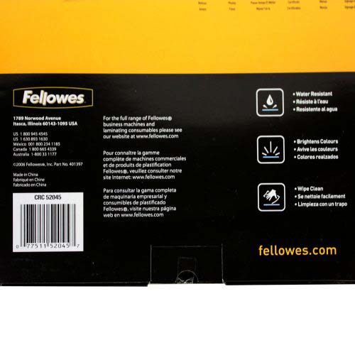 Fellowes Premium 5mil Legal Size Laminating Pouches 100pk - 52045 - Clearance Sale