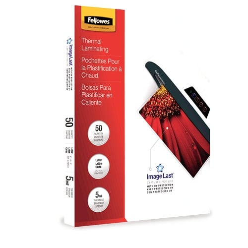 Fellowes ImageLast 5mil Letter Size Laminating Pouches 50pk - 5204002 - Clearance Sale