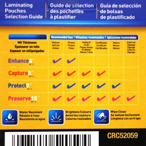 Fellowes Premium 7mil Business Card Laminating Pouches 100pk - 52059