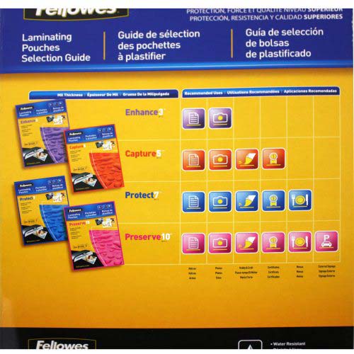 Fellowes Premium 7mil Legal Size Laminating Pouches 100pk - 52046