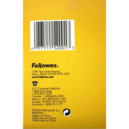 Fellowes Premium Business Card Laminating Pouches
