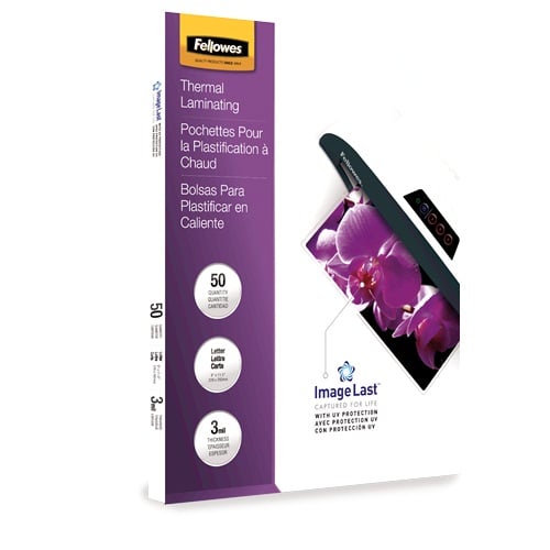 Fellowes ImageLast 3mil Letter Size Laminating Pouches 150pk - 5200509- Clearance Sale