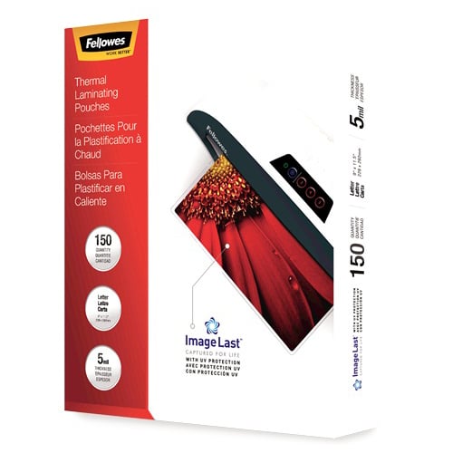 Fellowes ImageLast 5mil Letter Size Laminating Pouches 150pk - 5204007