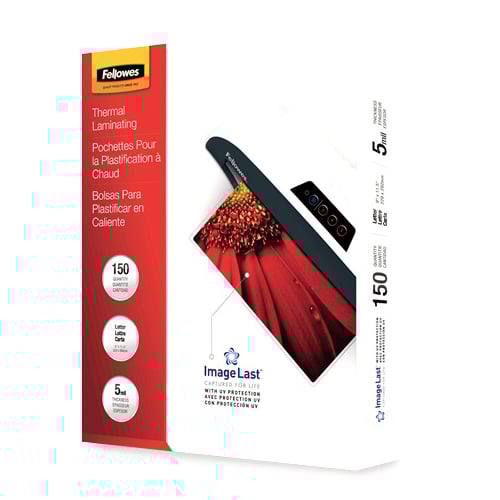 Fellowes ImageLast 5mil Letter Size Laminating Pouches 150pk - 5204007