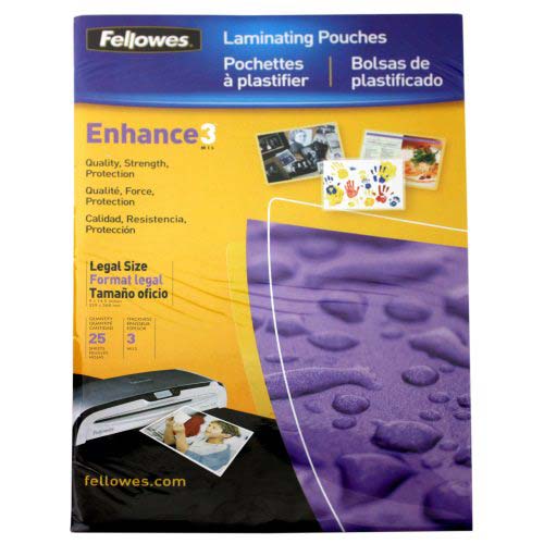 Fellowes Premium Legal Size Laminating Pouches