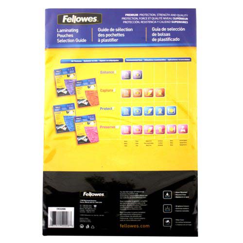 Fellowes Premium Legal Size Laminating Pouches