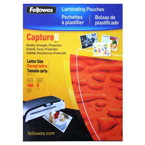Fellowes Premium Letter Size Laminating Pouches