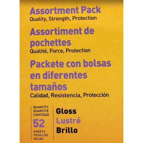 Fellowes Premium Pouch Laminating Starter Kit 52pk - 5208401