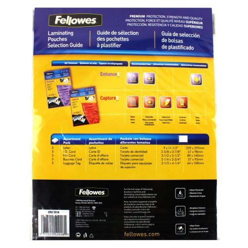Fellowes Premium Pouch Laminating Starter Kit