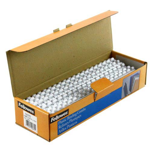 Fellowes Premium White Plastic Binding Combs