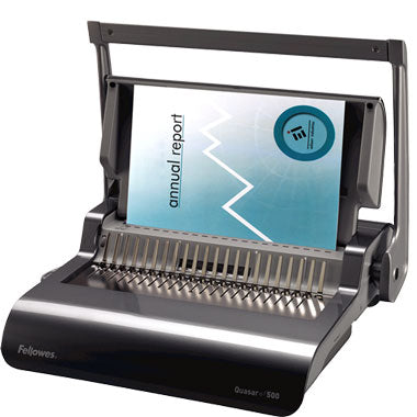 Fellowes Quasar+ Plastic Comb Binding Machine - 5227201