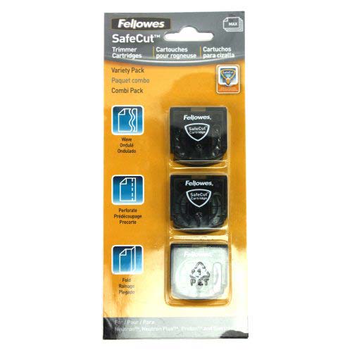 Fellowes SafeCut Assorted Replacement Cartridges 3pk - 5411304