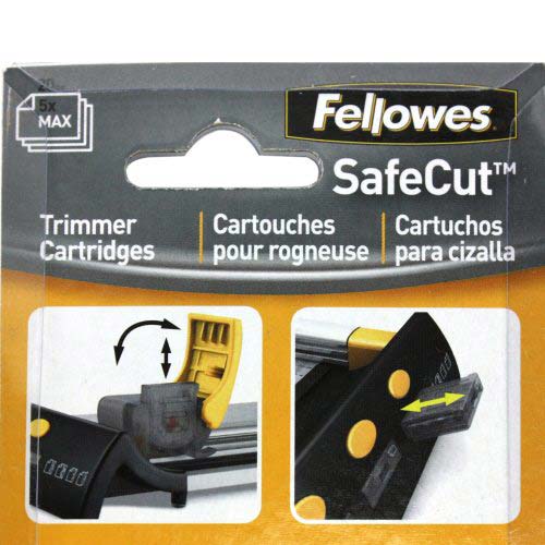 Fellowes SafeCut Assorted Replacement Cartridges 3pk - 5411304