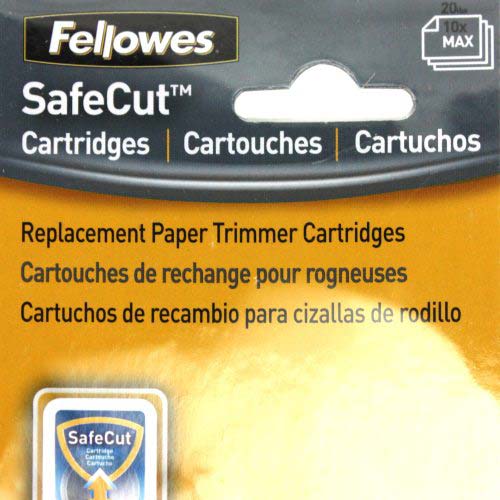 Fellowes SafeCut Straight Replacement Cartridges 2pk - 5411404