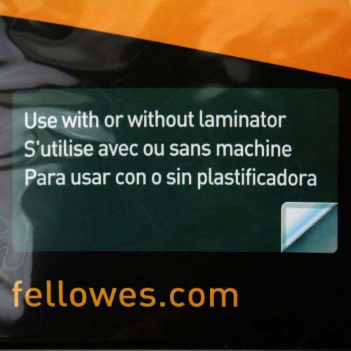 Fellowes Self Adhesive 9" x 12" 3mil Laminating Sheets 10pk - 5221501