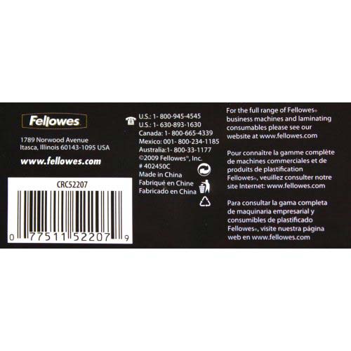 Fellowes Self Adhesive ID Tag Pouches with Slots 5pk - 5220701