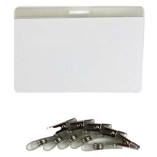 Fellowes Self Adhesive ID Tag Pouches with Slots 5pk - 5220701