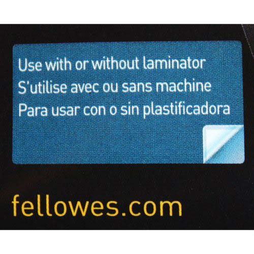 Fellowes Self Adhesive Luggage Tag Pouches with Loops 5pk - 5220301