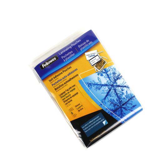 Fellowes Self Adhesive 4" x 6" Photo Size Laminating Pouches 5pk - 5220401 - Clearance Sale