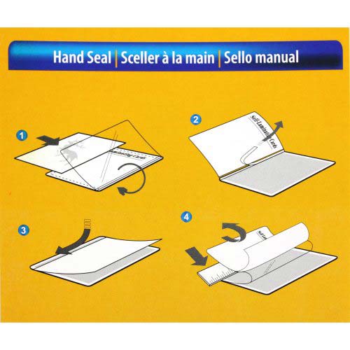 Fellowes Self Adhesive 4" x 6" Photo Size Laminating Pouches 5pk - 5220401 - Clearance Sale